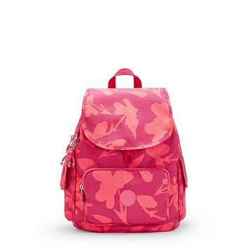 Kipling City Pack Small Printed Ryggsäck Rosa | SE 1698HA